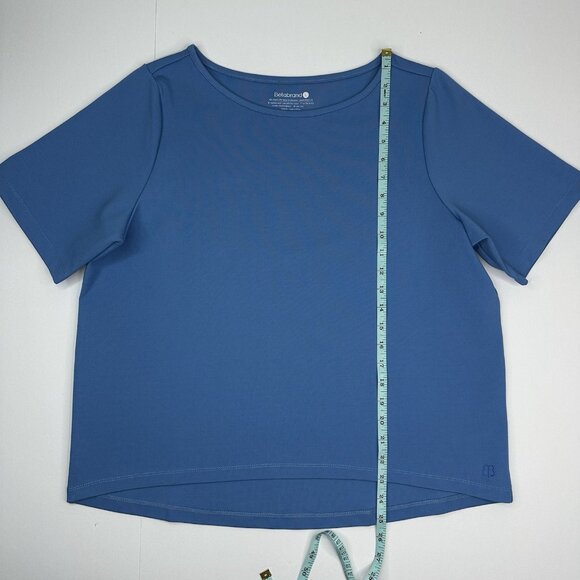 Betabrand Women’s NWT Tide Pool Boat Neck Short Sleeve Boxy Hi-Low Top L/C44 - Picture 8 of 12